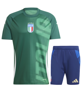 Conjunto Italia camiseta y Pantalón Corto EURO 2024/2025 Entrenamiento