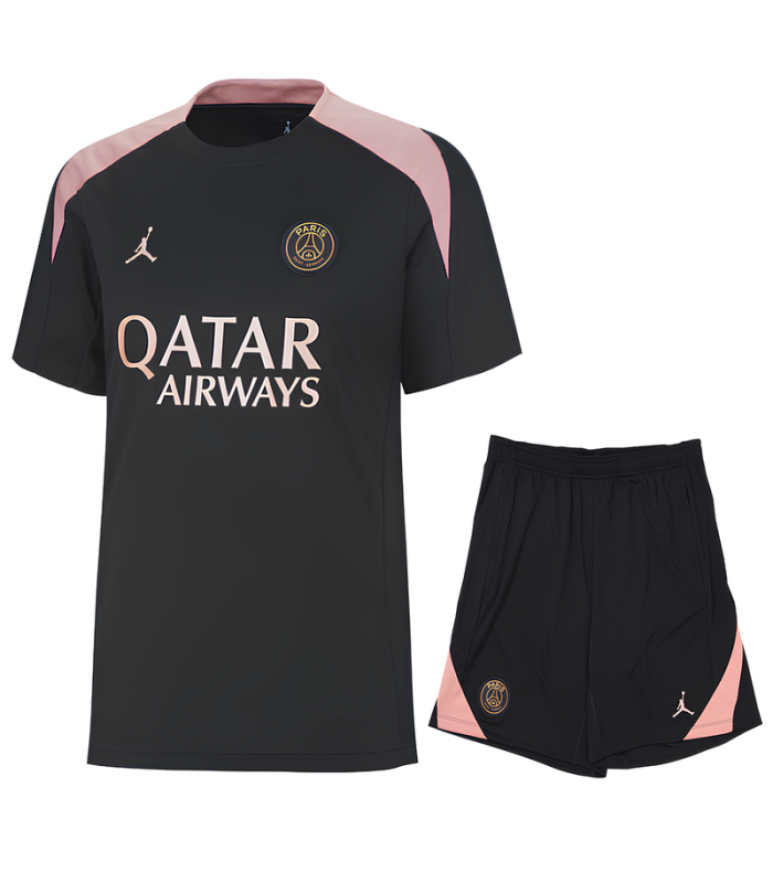 Kit PSG Paris Saint Germain Maglia e Pantaloncini Bambino Ragazzo Junior 2024/2025 Allenamento Jordan