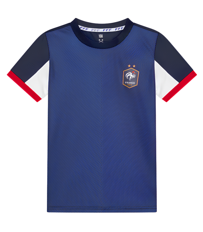 Conjunto França Camisa e Calção Junior Infantil Criança 2024/2025 Treino