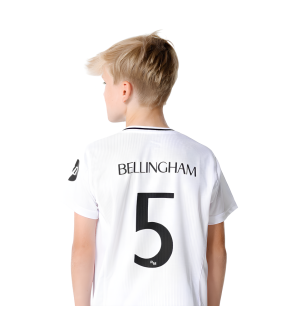 Conjunto Real Madrid Camisa e Calção BELLINGHAM Junior Infantil Criança 2024/2025 Principal