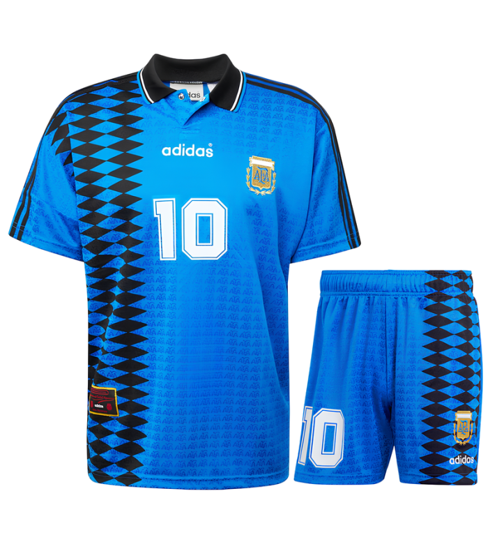 Conjunto Argentina Camisa e Calção 1994 Legacy