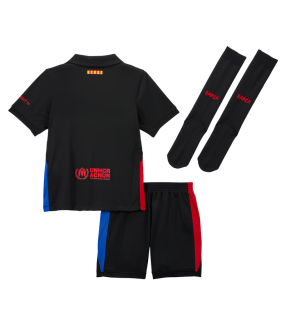 Conjunto Camiseta Pantalones Cortos Calcetines FC Barcelona Niño Pequeño 2024/2025 Segunda