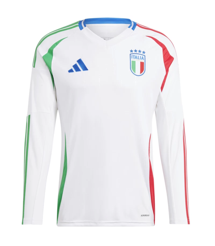 Camiseta Italia EURO 2024/2025 Mangas Largas Segunda