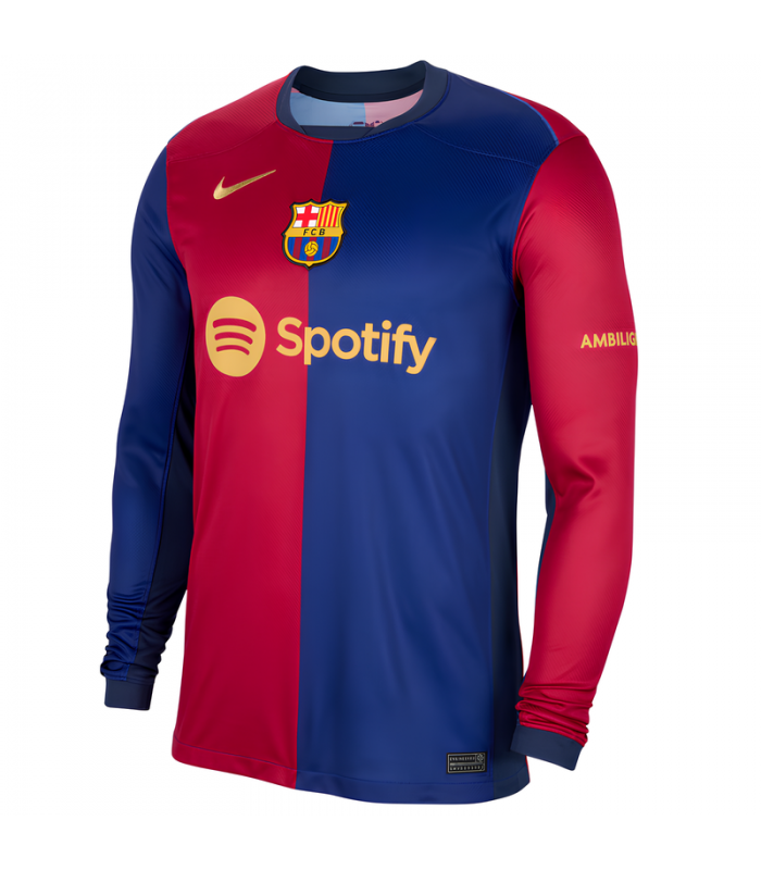 FC Barcelona Shirt 2024/2025 Lange Mouwen Thuis