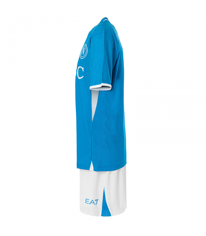 Conjunto Nápoles Camisa e Calção Junior Infantil Criança 2024/2025 Principal