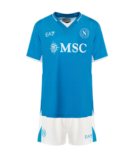 Ensemble Maillot Short Napoli Naples Enfant 2024/2025 Domicile