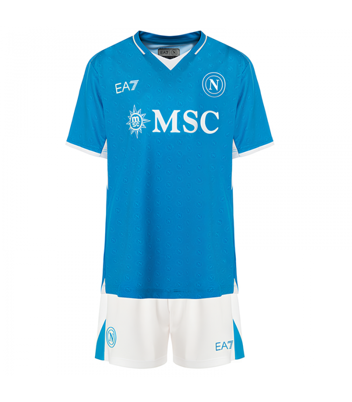 Kit Napoli Maglia e Pantaloncini Bambino Ragazzo Junior 2024/2025 Home