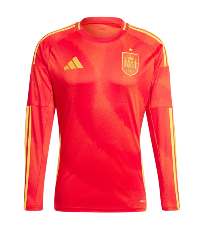 Maglia Spagna EURO 2024/2025 Maniche Lunghe Home