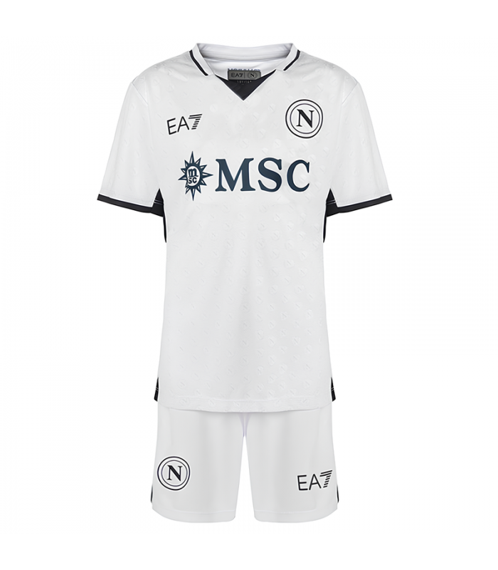 Neapel Trikot Short Kinder Kit 2024/2025 Auswärts