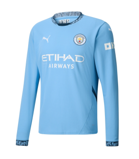 Koszulka Manchester City 2024/2025 Długie Rękawy Domowa