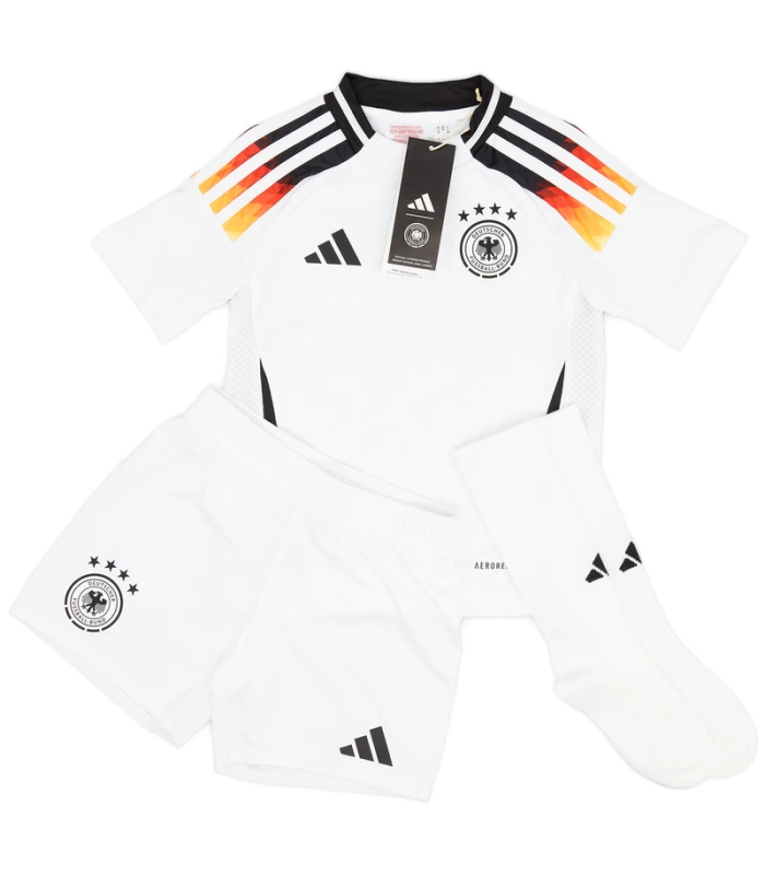 Kit Maglia Pantaloncini Calze Germania Bambino Piccolo EURO 2024/2025 Home