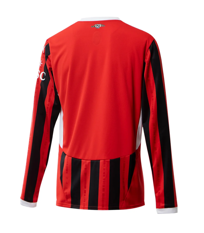 Camiseta AC Milan 2024/2025 Mangas Largas Primera