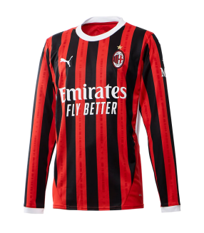 AC Milan Shirt 2024/2025 Lange Mouwen Thuis